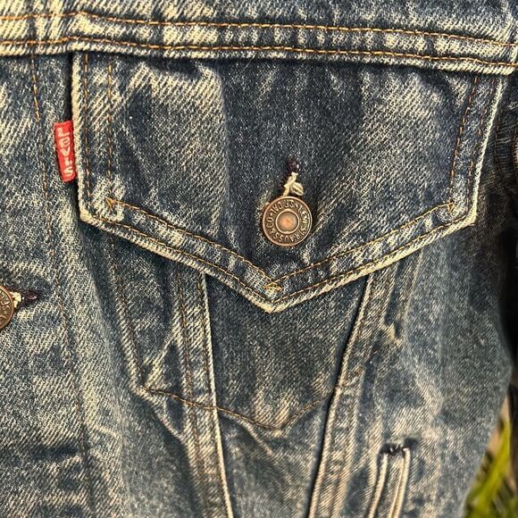 LEVIS Vintage Trucker Denim Jacket Reimagined - Picture 5 of 8